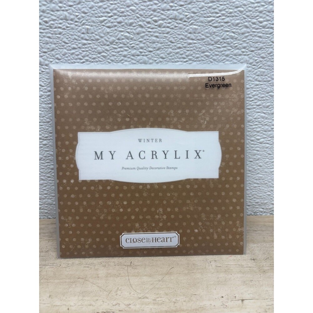 Close To My Heart D1315 Evergreen Acrilic Stamp Set New